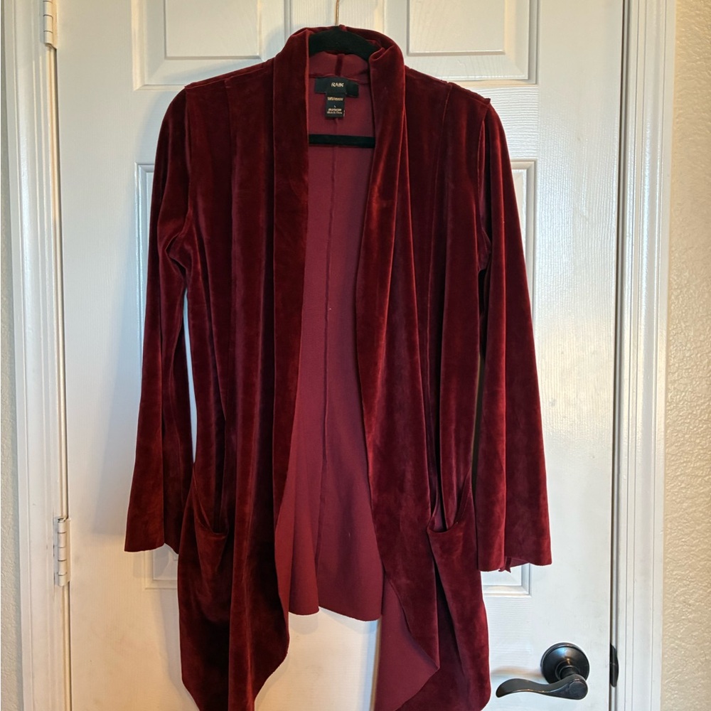 a new day Deep Red Women's Cardigan
